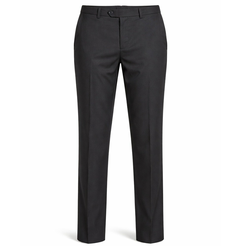 Massimo Dutti Dress Pants Men 38 Navy Blue Extrafine Wool Italian‎ Fabric Slim